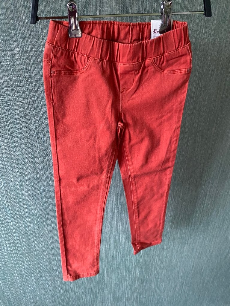 oranje rood meisje jegging, maat: 116, Ophalen of Verzenden, Nieuw, Meisje, Broek