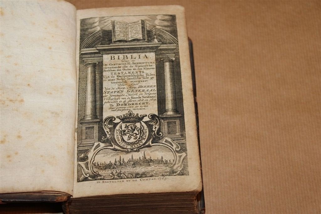 Biblia 1765 — Statenbijbel — Oude en Nieuwe Testament, Ophalen of Verzenden