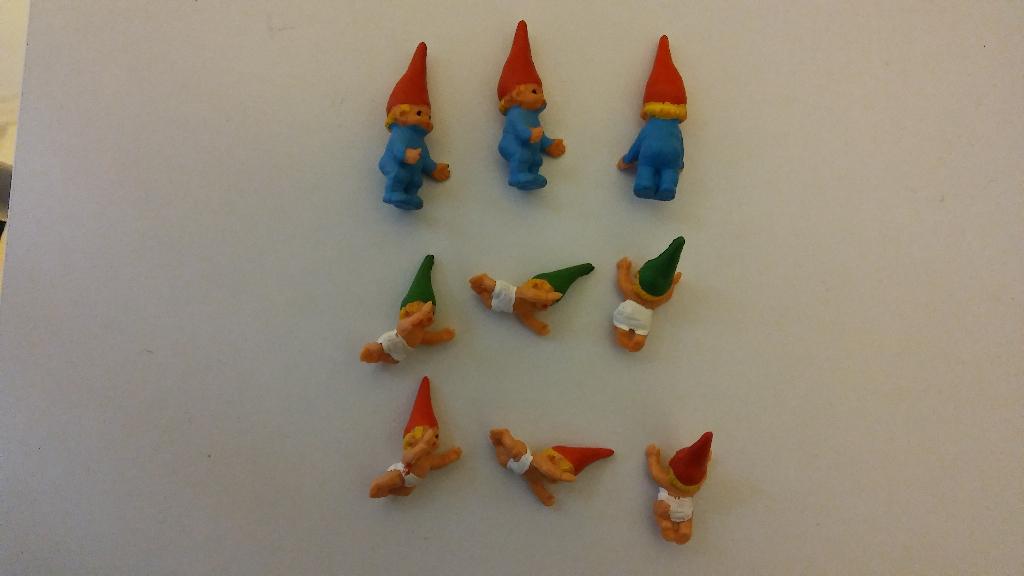 David de kabouter kindje pvc baby jongen poppetjes figuur, Ophalen of Verzenden, Zo goed als nieuw