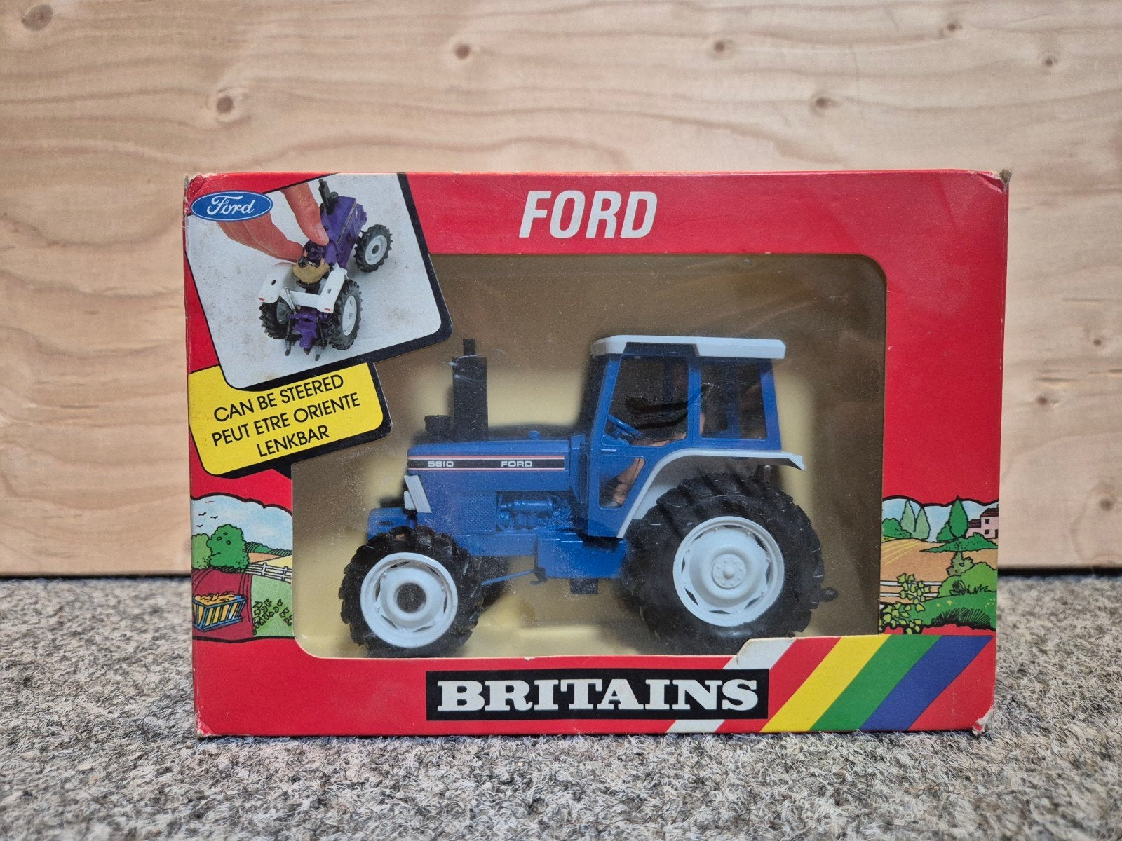 Britains 9527 Ford 5610, Ophalen of Verzenden, Tractor of Landbouw, Britains