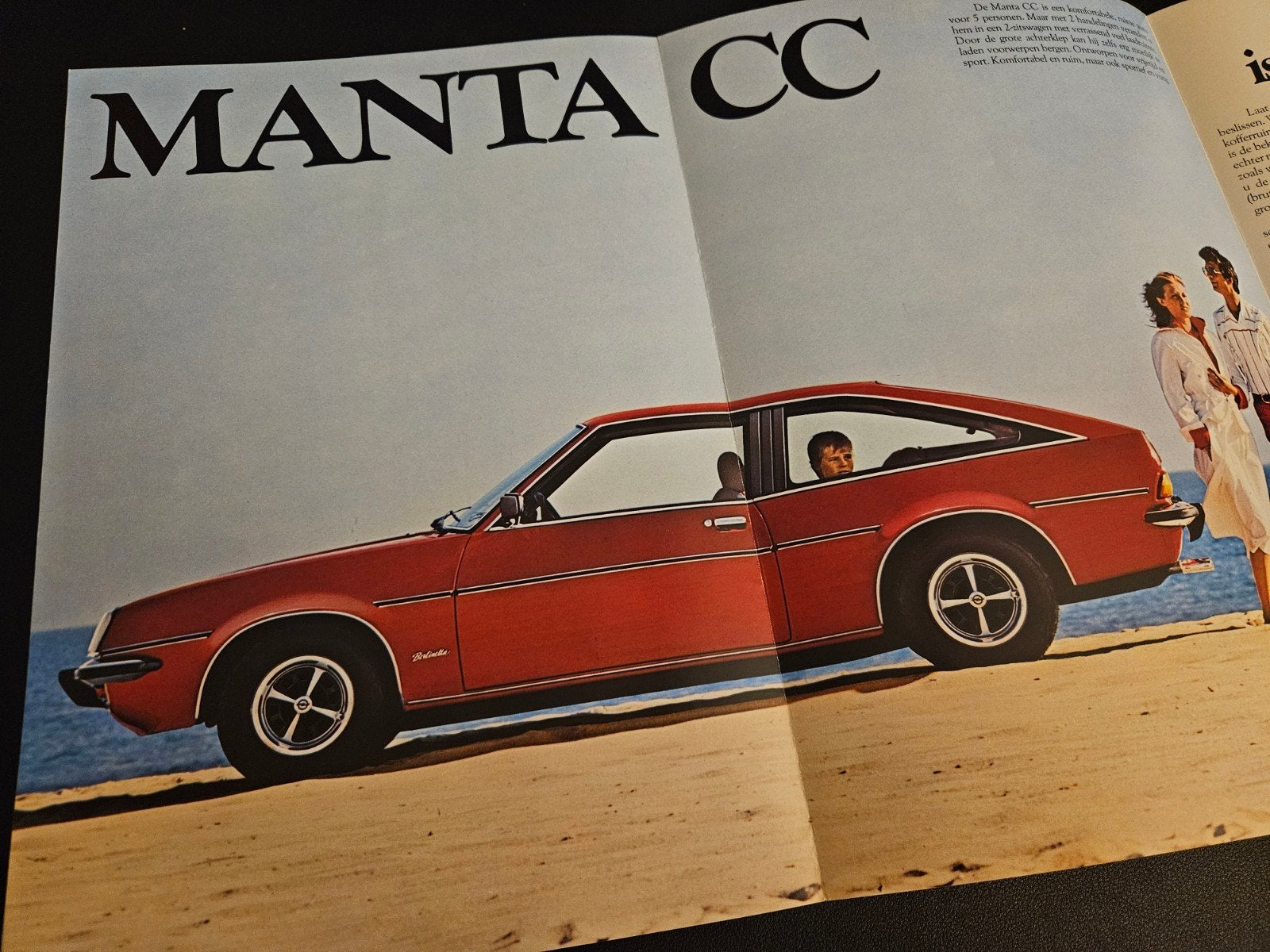 Brochure Opel Manta 1979, Ophalen of Verzenden, Zo goed als nieuw, Opel
