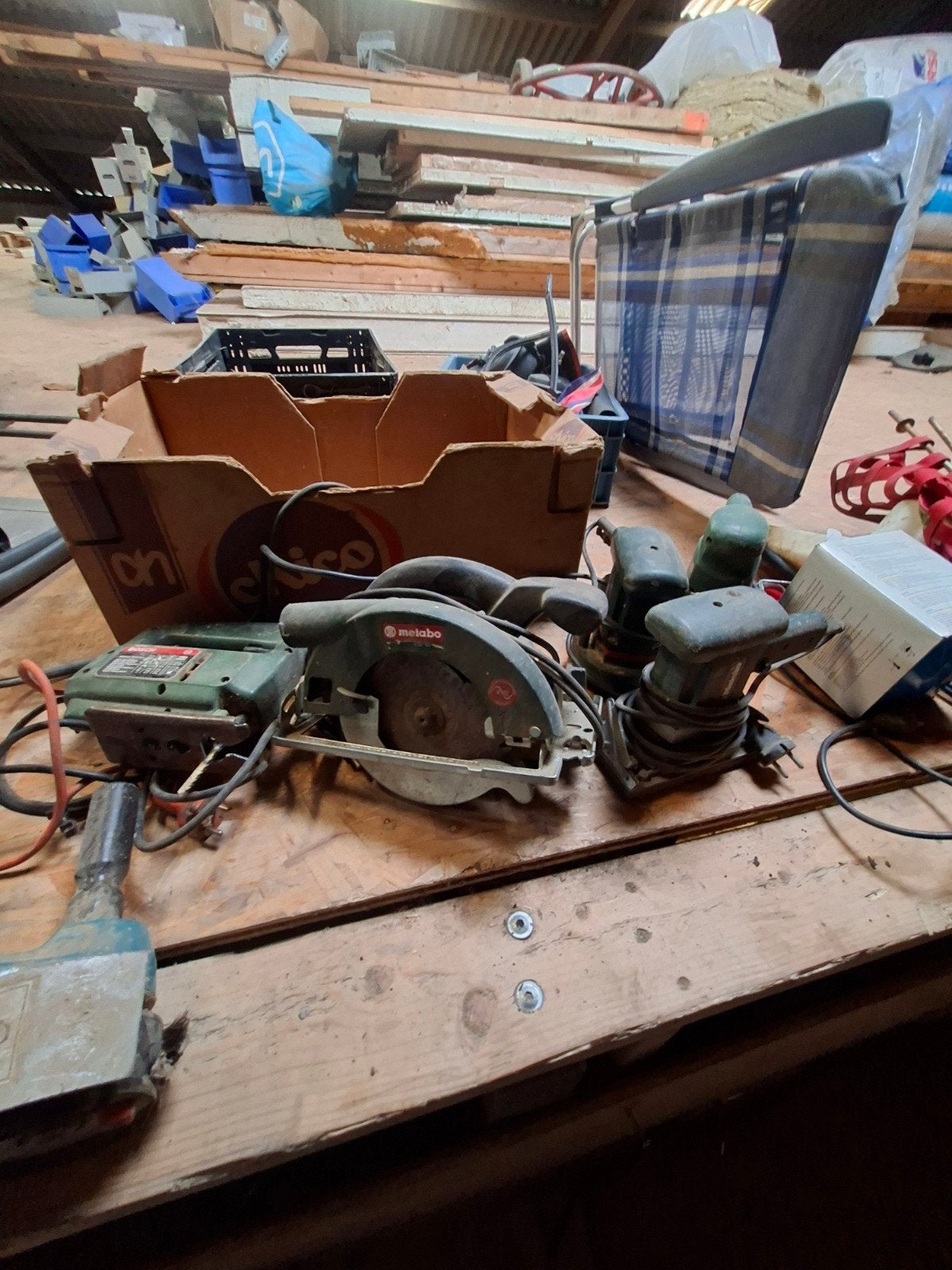 Diverse gebruikte elektrische gereedschappen, Ophalen of Verzenden, Gebruikt, Zaag, Bosch