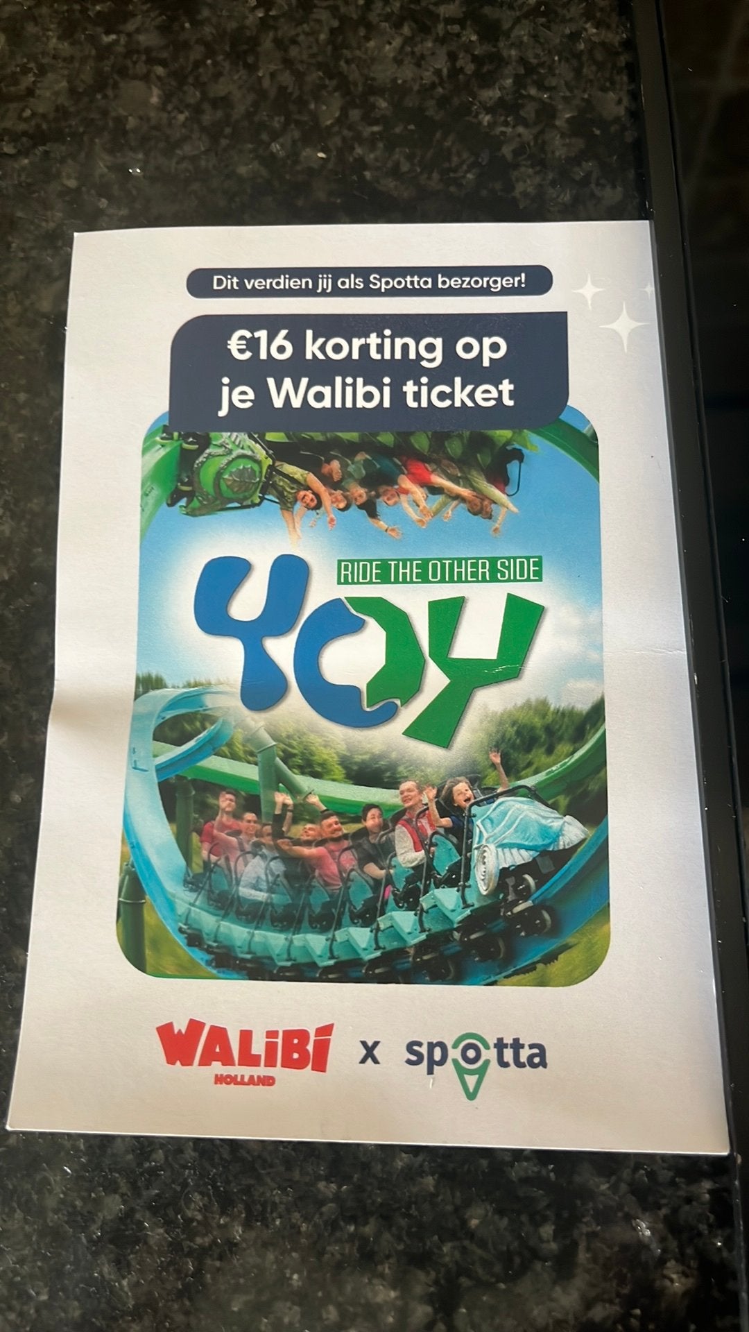 Kortings kaart walibi, Ophalen of Verzenden, Zo goed als nieuw