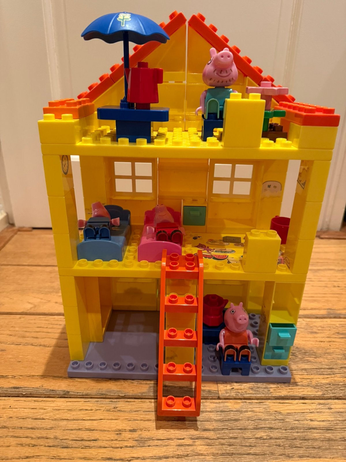 Peppa pig lego huis compleet, Ophalen of Verzenden, Zo goed als nieuw