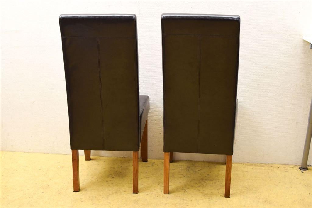 2 stuks Eetkamerstoelen 45189, Ophalen of Verzenden, Gebruikt, Bruin, Vijf, Zes of meer stoelen