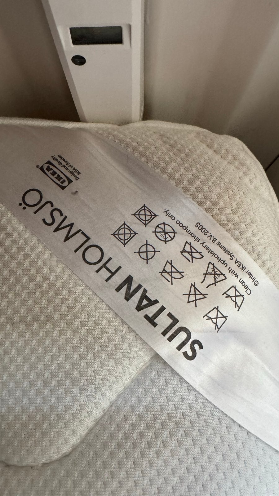 IKEA SULTAN HOLMSJÖ matras + Sultan Boxpring, Ophalen, Gebruikt, 90 cm, Eenpersoons