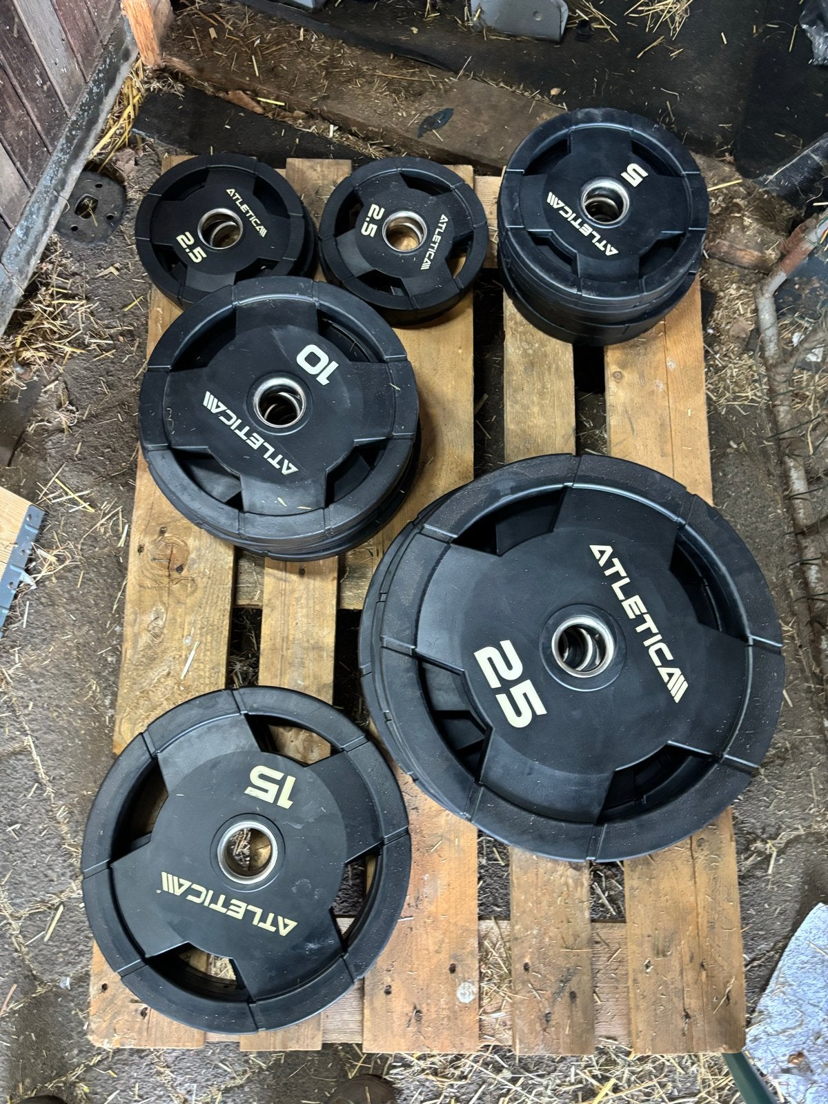 Atletica Olympische Halterschijvenset - 200 kg