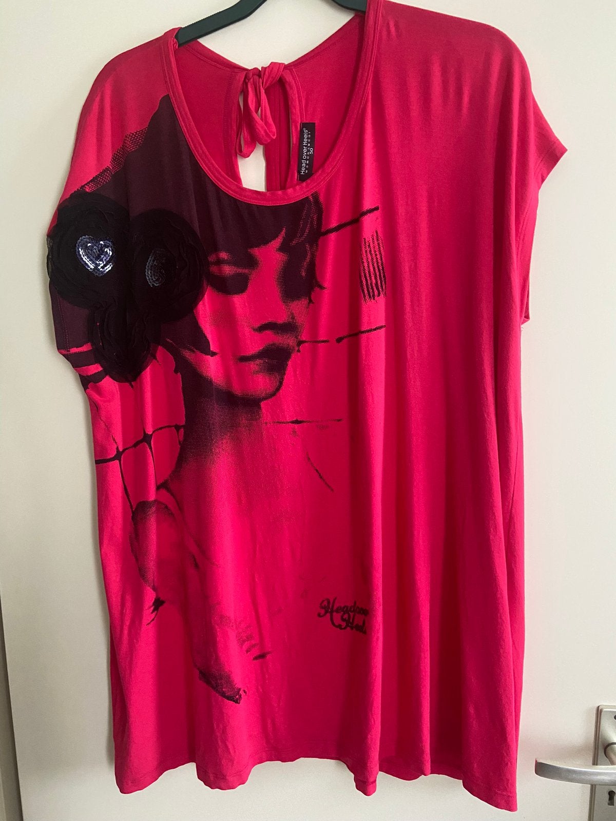 Zgan tuniek/shirt van HEAD OVER HEELS maat 50., Kleding | Dames, Ophalen, Zo goed als nieuw, Roze, Blouse of Tuniek