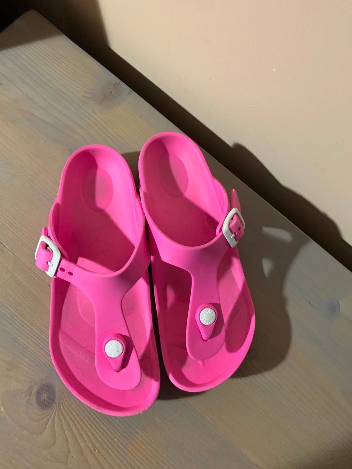 Birkenstock slippers maat 32, Gebruikt, Meisje, Overige typen, Ophalen of Verzenden