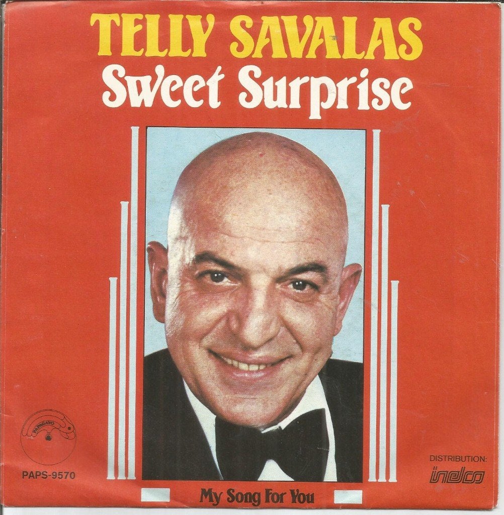 Telly Savalas – Sweet Surprise (1980), Cd's en Dvd's, Fotohoes, 7 inch, Ophalen of Verzenden, Zo goed als nieuw