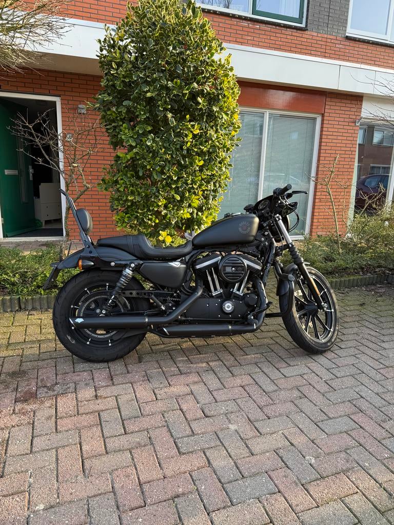 Harley-Davidson Sportster Iron 883 - Mat Zwart, Motoren, 2 cilinders, Gebruikt, 883 cc, Particulier