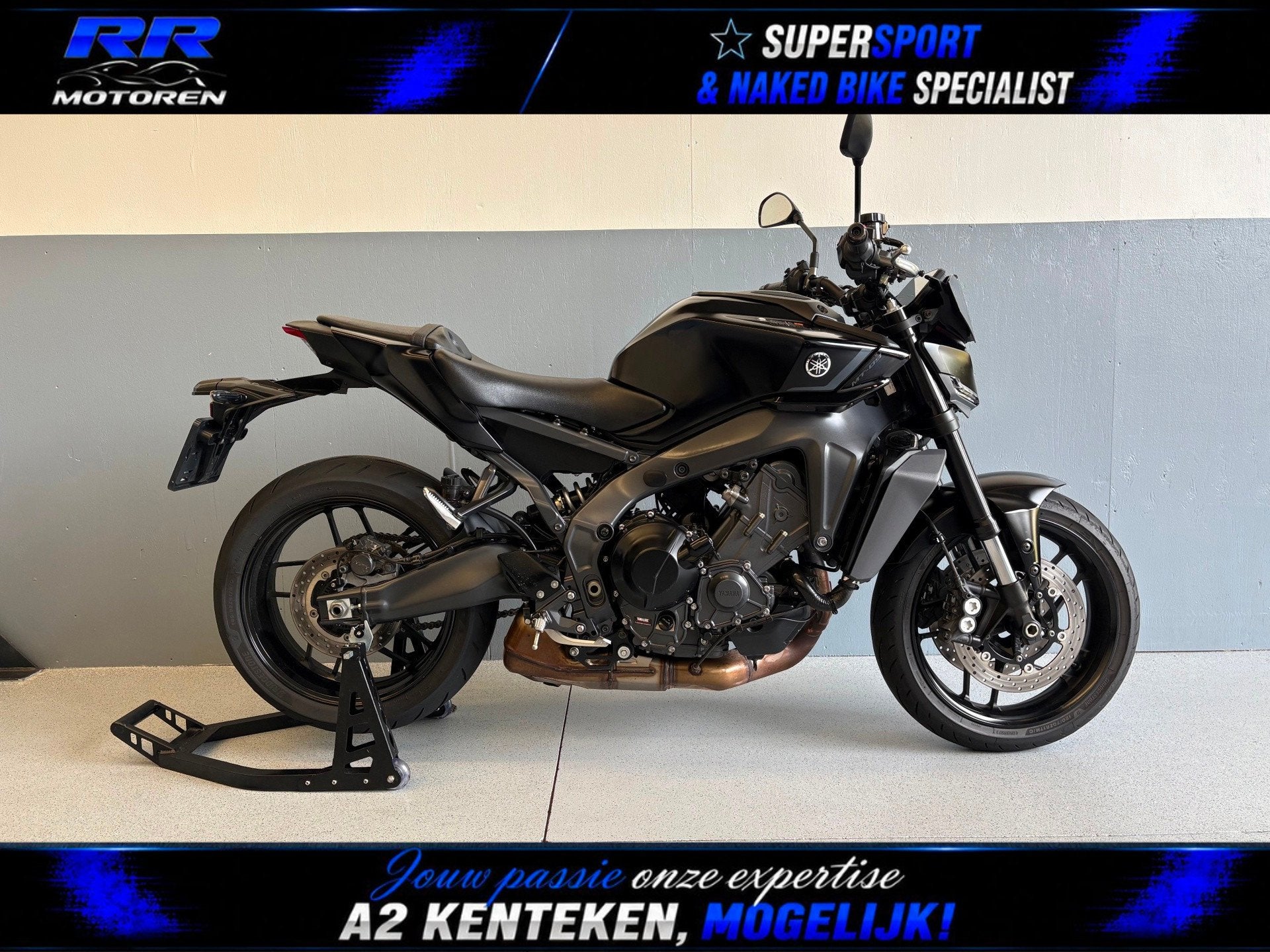 Yamaha Tour MT-09 / ABS / FULL MAT BLACK EDITION, 890 cc, Meer dan 35 kW, Toermotor, ABS