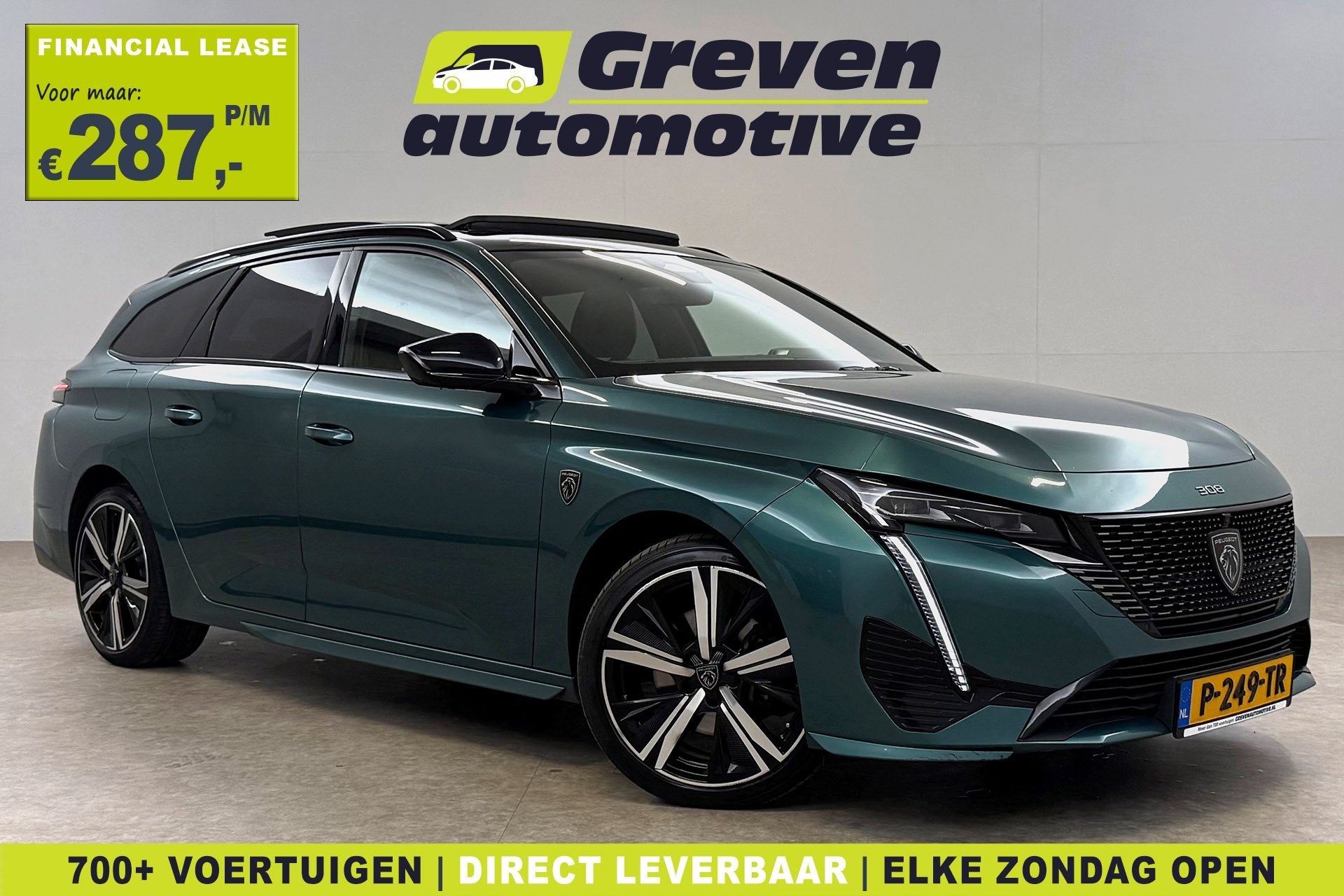 Peugeot 308 1.2 PureTech GT Pack Business | Pano | 360° | V, Auto's, Gebruikt, Euro 6, 1199 cc, Blauw