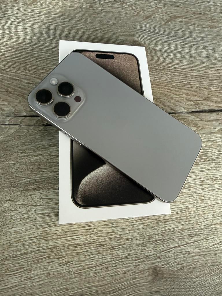 iPhone 15 Pro Max Natural Titanium 256 GB, Telecommunicatie, Mobiele telefoons | Apple iPhone, 256 GB, IPhone 15 Pro Max, Ophalen of Verzenden