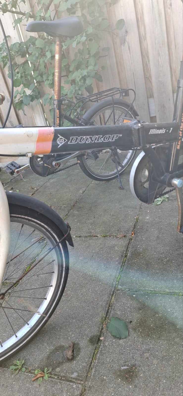 Dunlop Illinois-1 vouwfietsen (2 stuks), Fietsen en Brommers, Overige merken, 20 inch of meer, Gebruikt, Velgrem