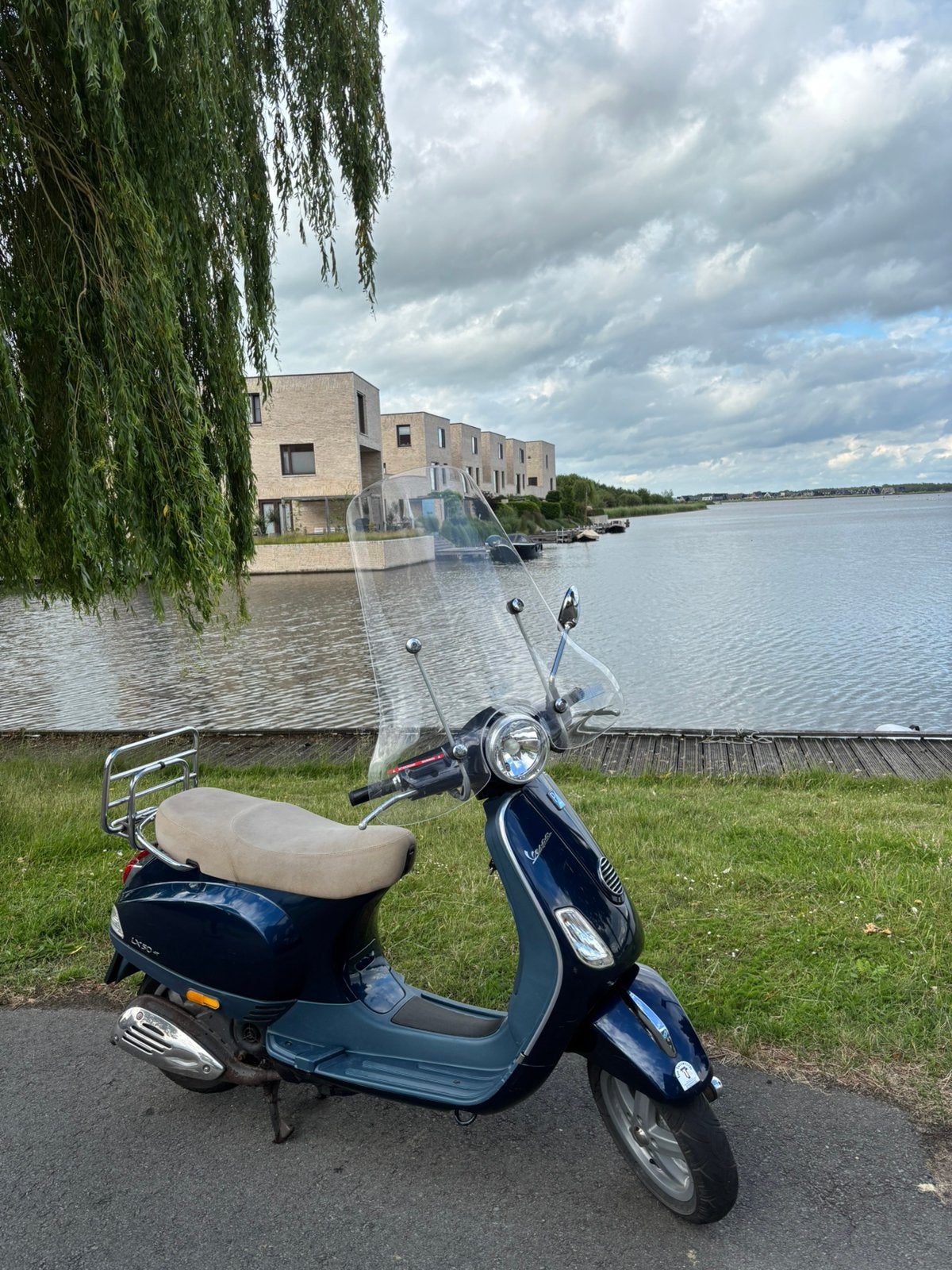 Vespa LXV blauw, Fietsen en Brommers, Ophalen, Gebruikt, Benzine, Vespa