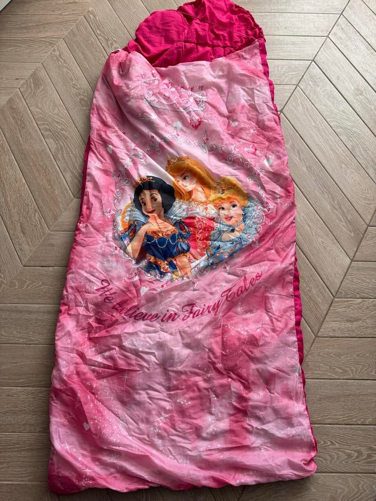 Prinsessen slaapzak - Disney Slumberbag 140/170 x 70 cm, Caravans en Kamperen, Slaapzakken, Ophalen of Verzenden, Gebruikt