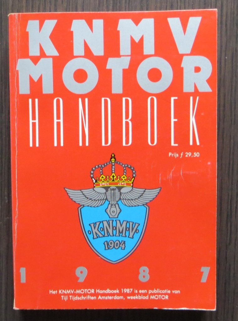 KNMV Motor Handboek 1987, Boeken, Motoren, Verzenden, Gelezen, Algemeen