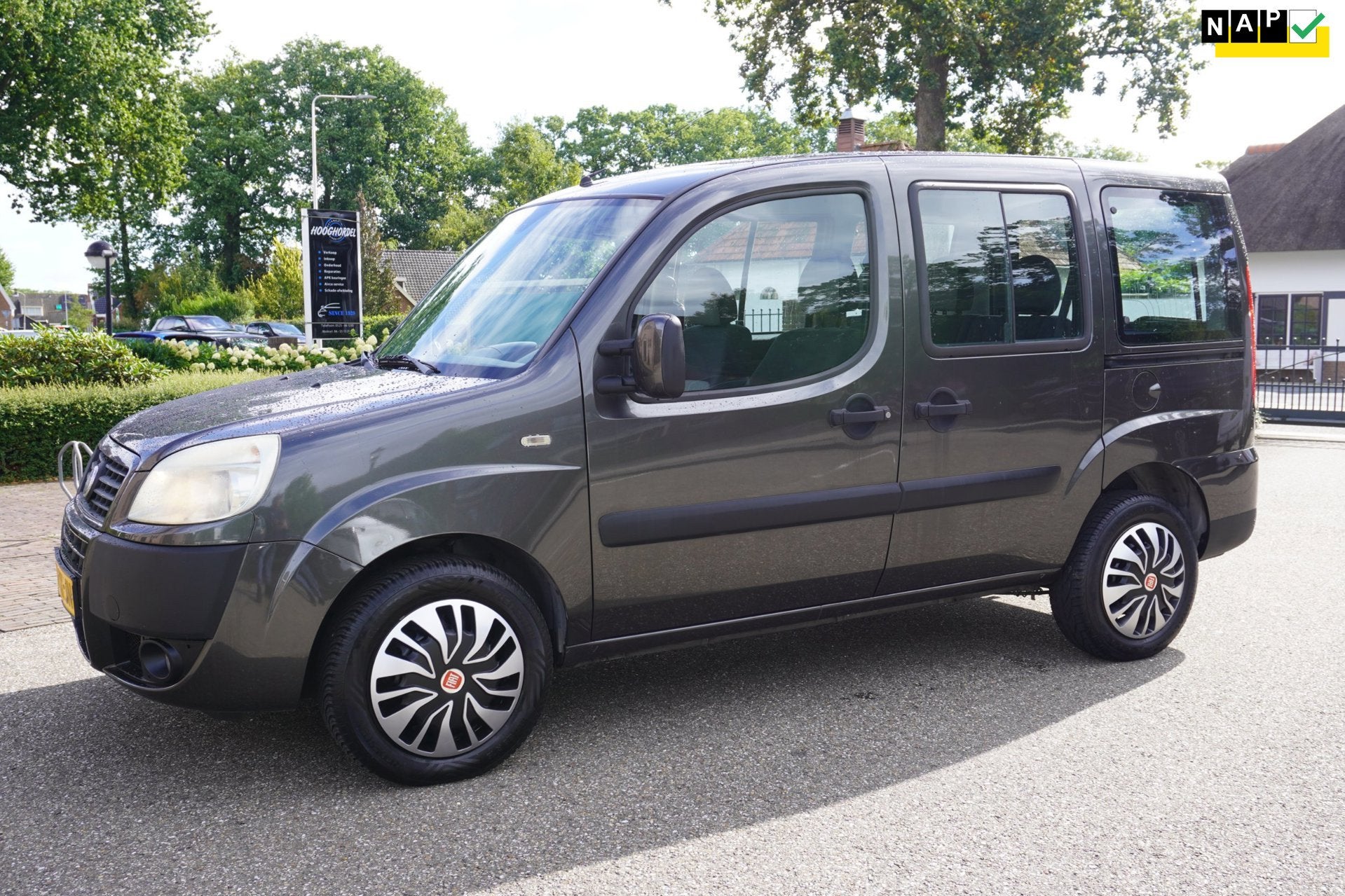 Fiat Doblò 1.4 Dynamic Airco Trekhaak, Auto's, Voorwielaandrijving, Gebruikt, Doblo, 4 cilinders