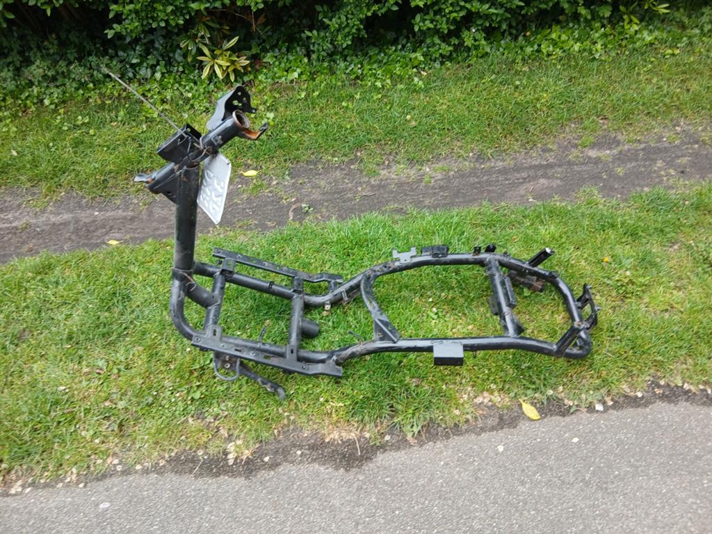 Frame met kenteken, Fietsen en Brommers, Fietsen | Tandems, 55 cm of meer, Ophalen, Gebruikt, Minder dan 10 versnellingen