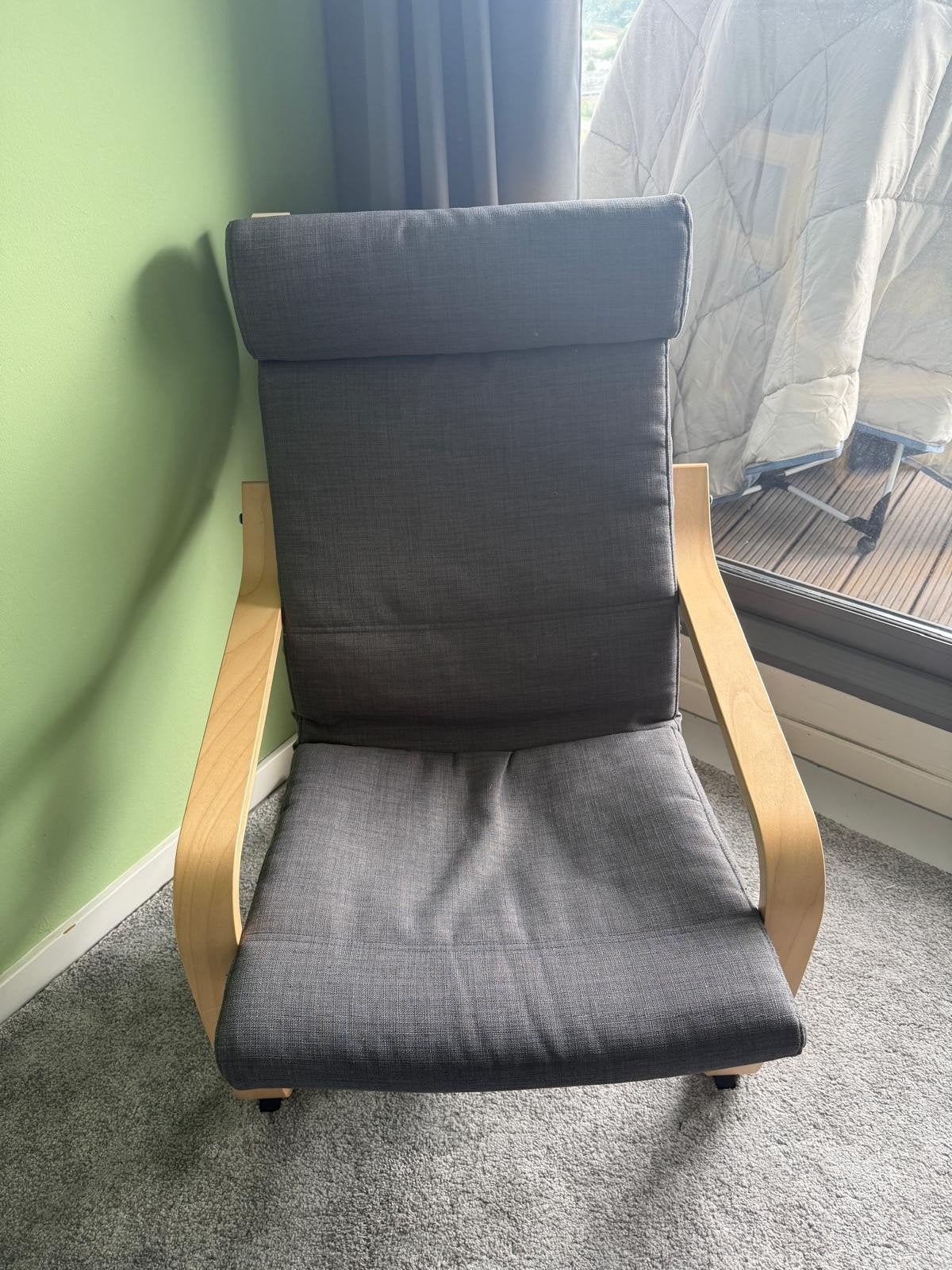 IKEA Poäng stoel in goede staat, Ophalen, Hout, Modern, Scandinavisch, Zo goed als nieuw