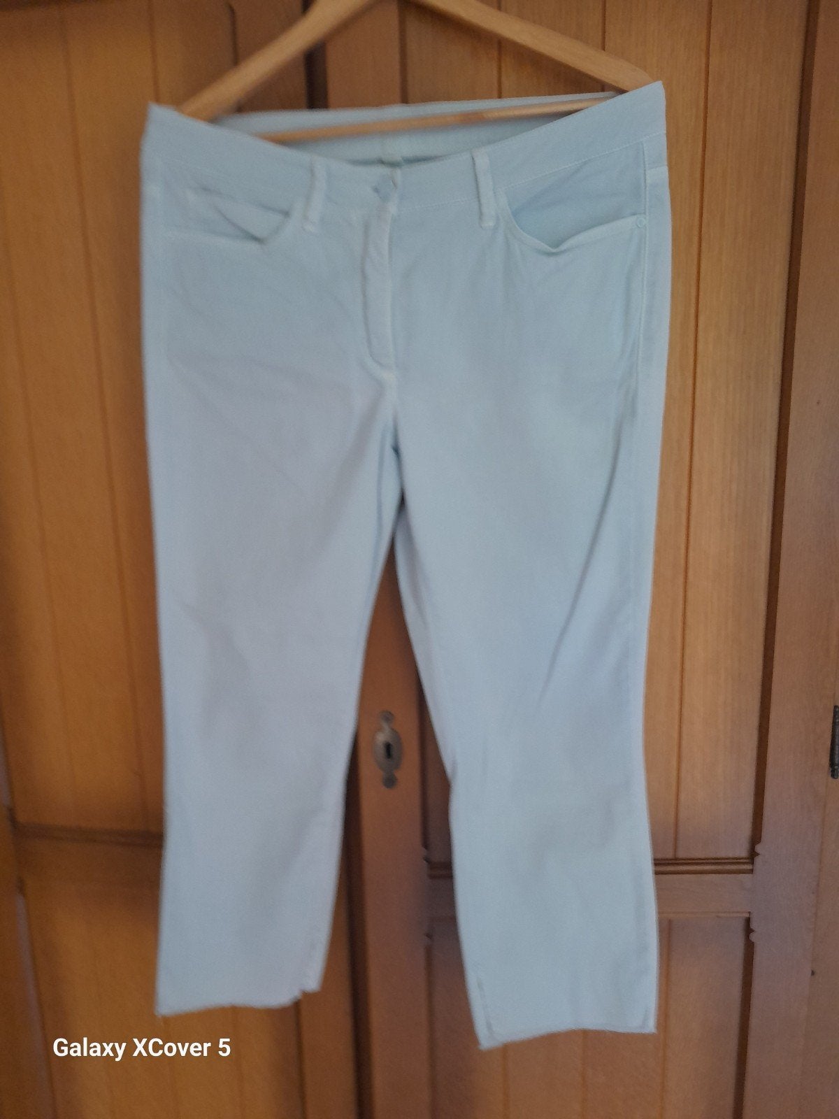 Lichtblauwe broek van Cambio maat 42, Cambio, Maat 42/44 (L), Zo goed als nieuw, Verzenden