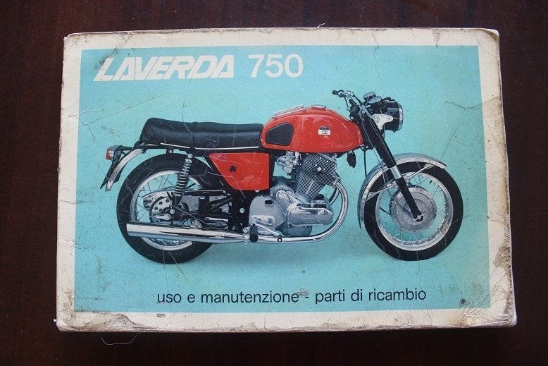 Laverda 750 uso e manutenzione parti di ricambio handleidng, Ophalen of Verzenden, Overige merken