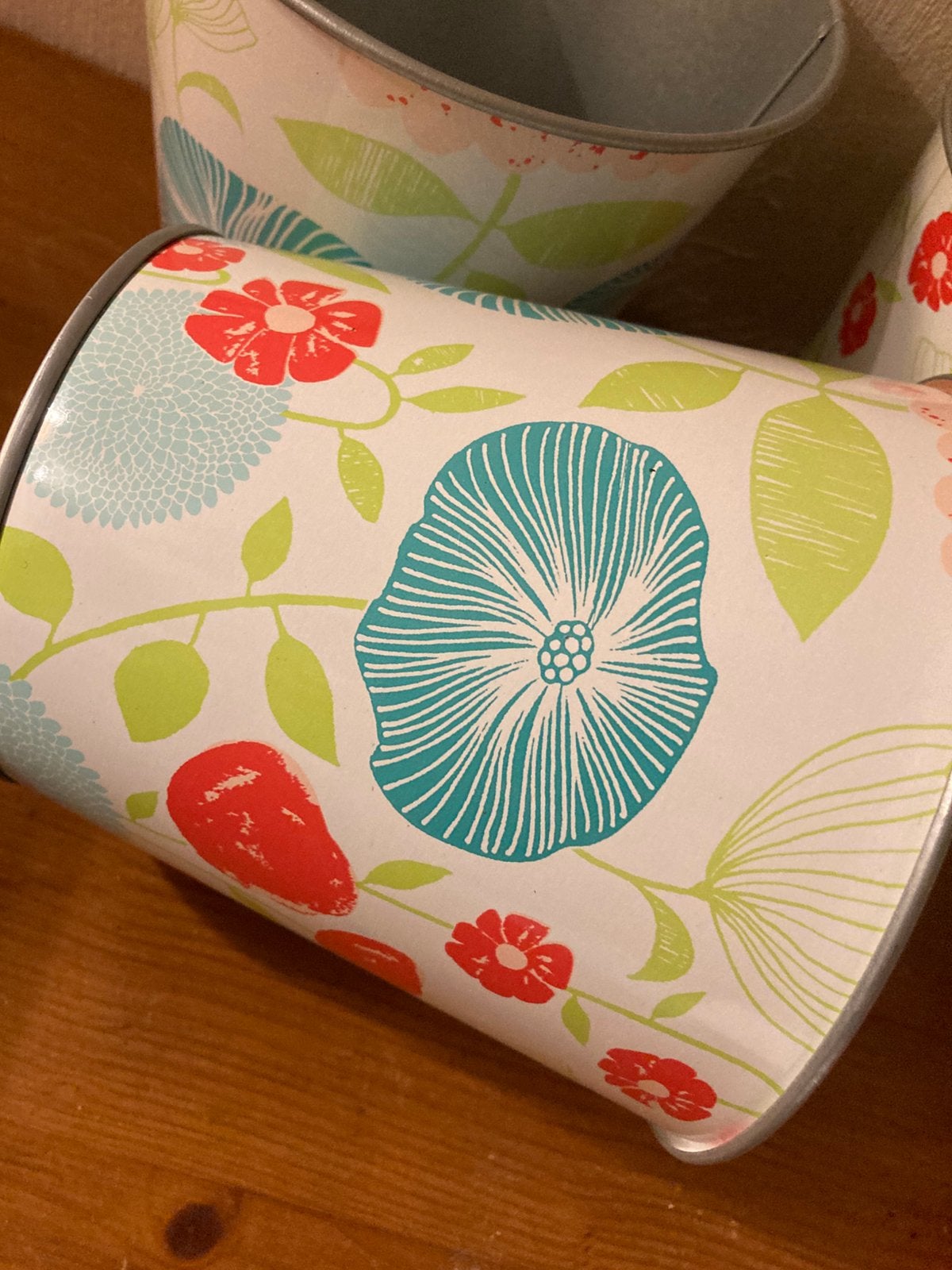 Set van 3 bloempotten, Rond, Ophalen of Verzenden, Zo goed als nieuw, Aardewerk