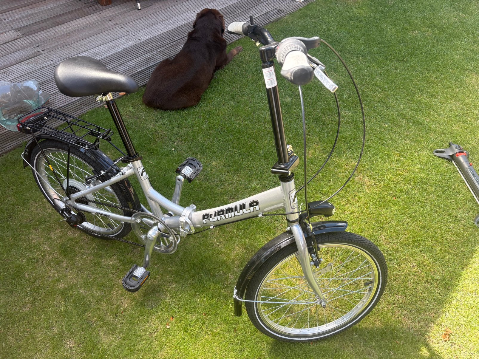 Vouwfiets, Fietsen en Brommers, Fietsen | Vouwfietsen, 16 tot 18 inch, Zo goed als nieuw, Totaal opvouwbaar, Ophalen