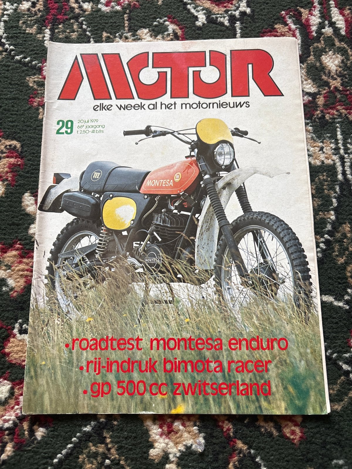 Motor Magazine - Montesa Enduro, Bimota Racer (1979), Boeken, Motoren, Gelezen, Algemeen, Ophalen of Verzenden