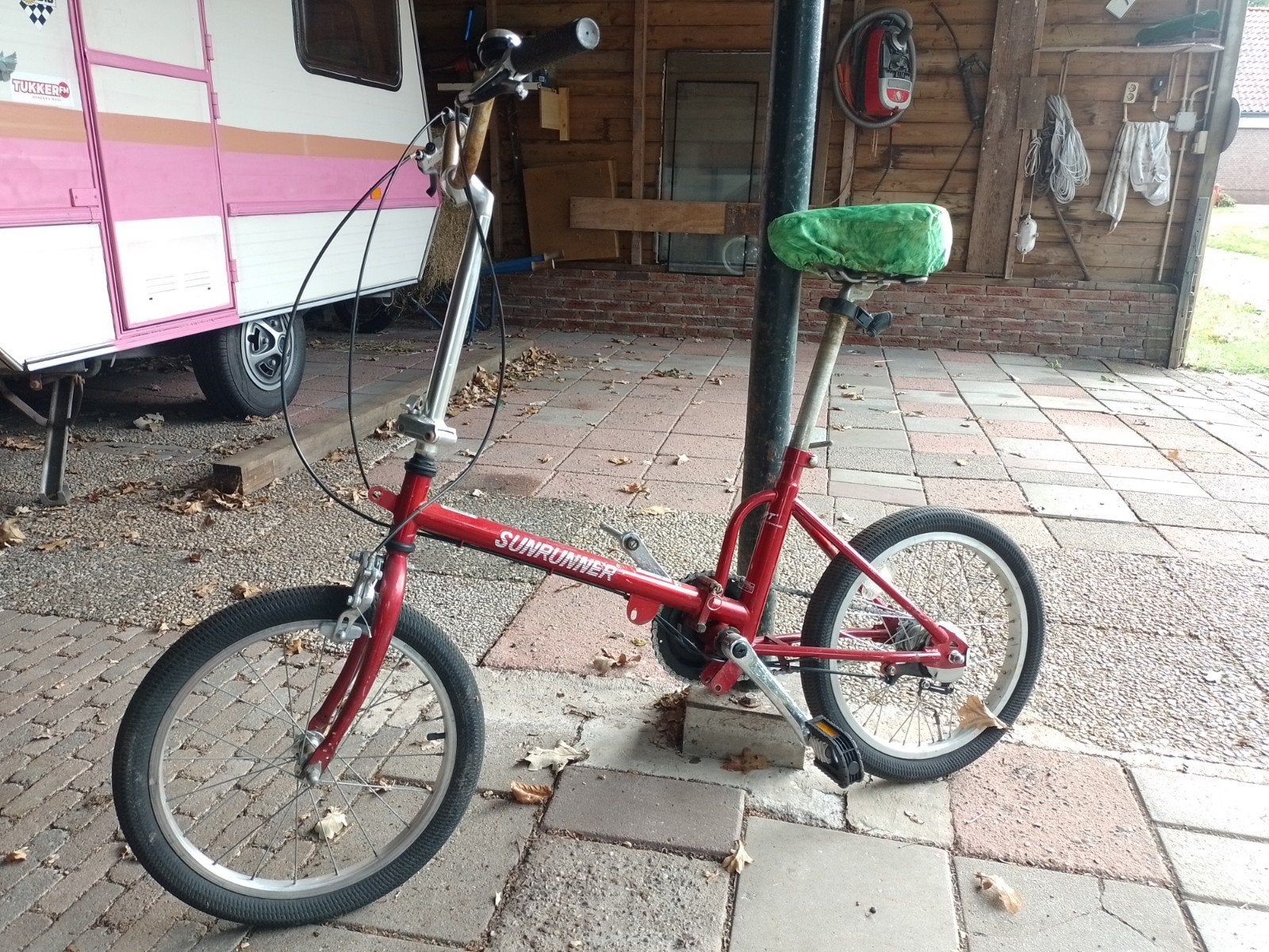Sunrunner vouwfiets - opknapper, 20 inch of meer, Gebruikt, Versnellingen, Totaal opvouwbaar