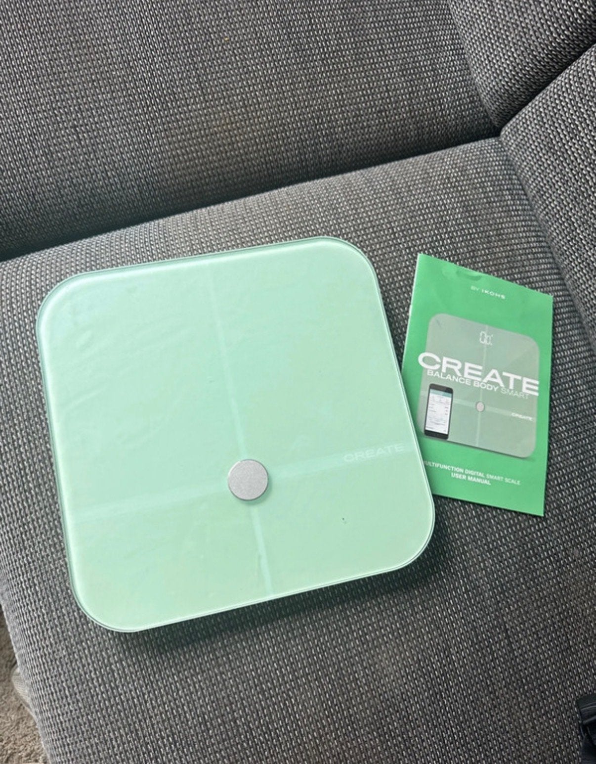CREATE Balance Body Smart weegschaal - Groen, Ophalen, 1 tot 500 gram, 100 kg of meer, Personenweegschaal