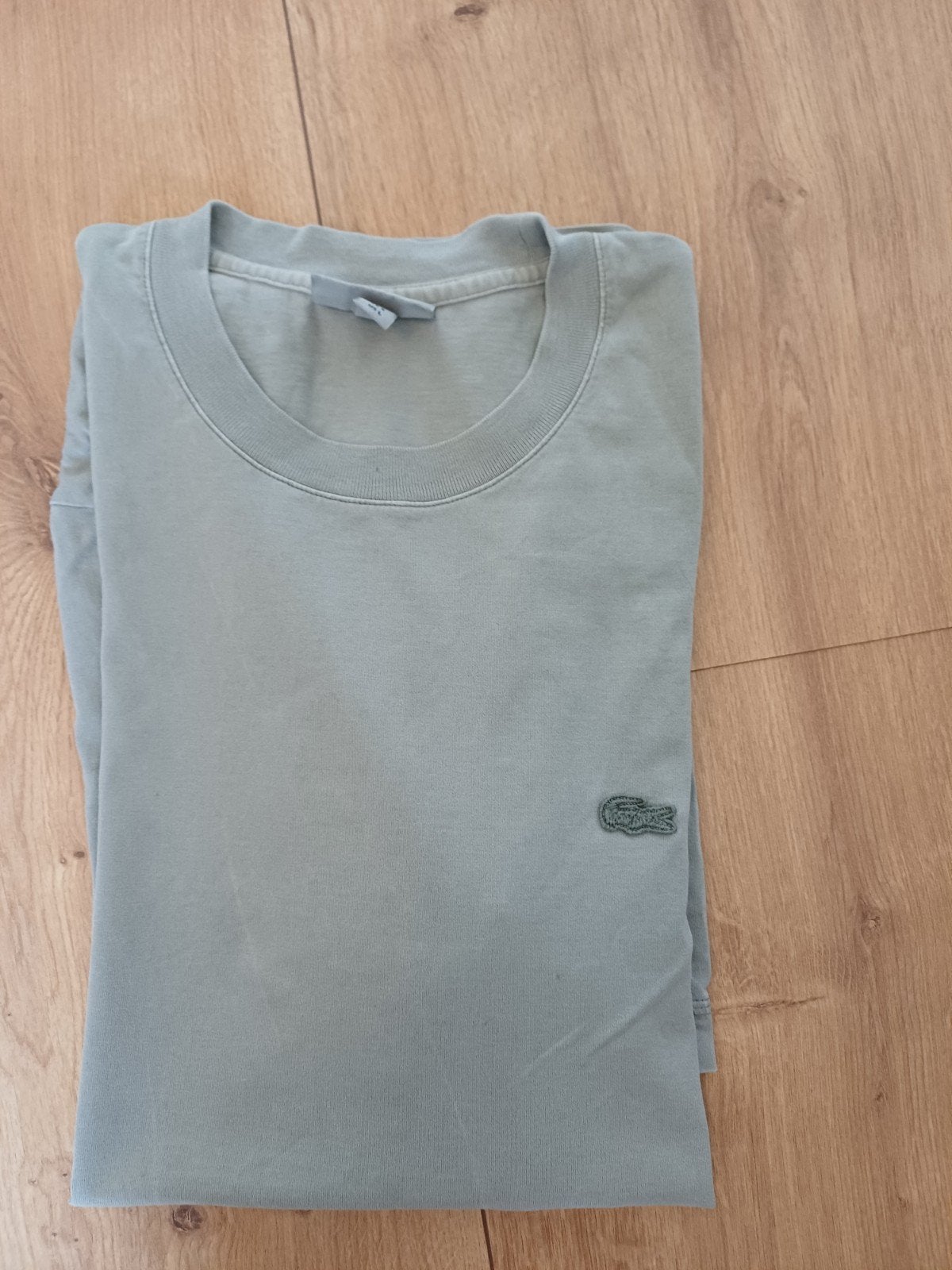 Lacoste katoenen t-shirt maat L, Kleding | Heren, T-shirts, Maat 52/54 (L), Lacoste, Ophalen of Verzenden, Gedragen