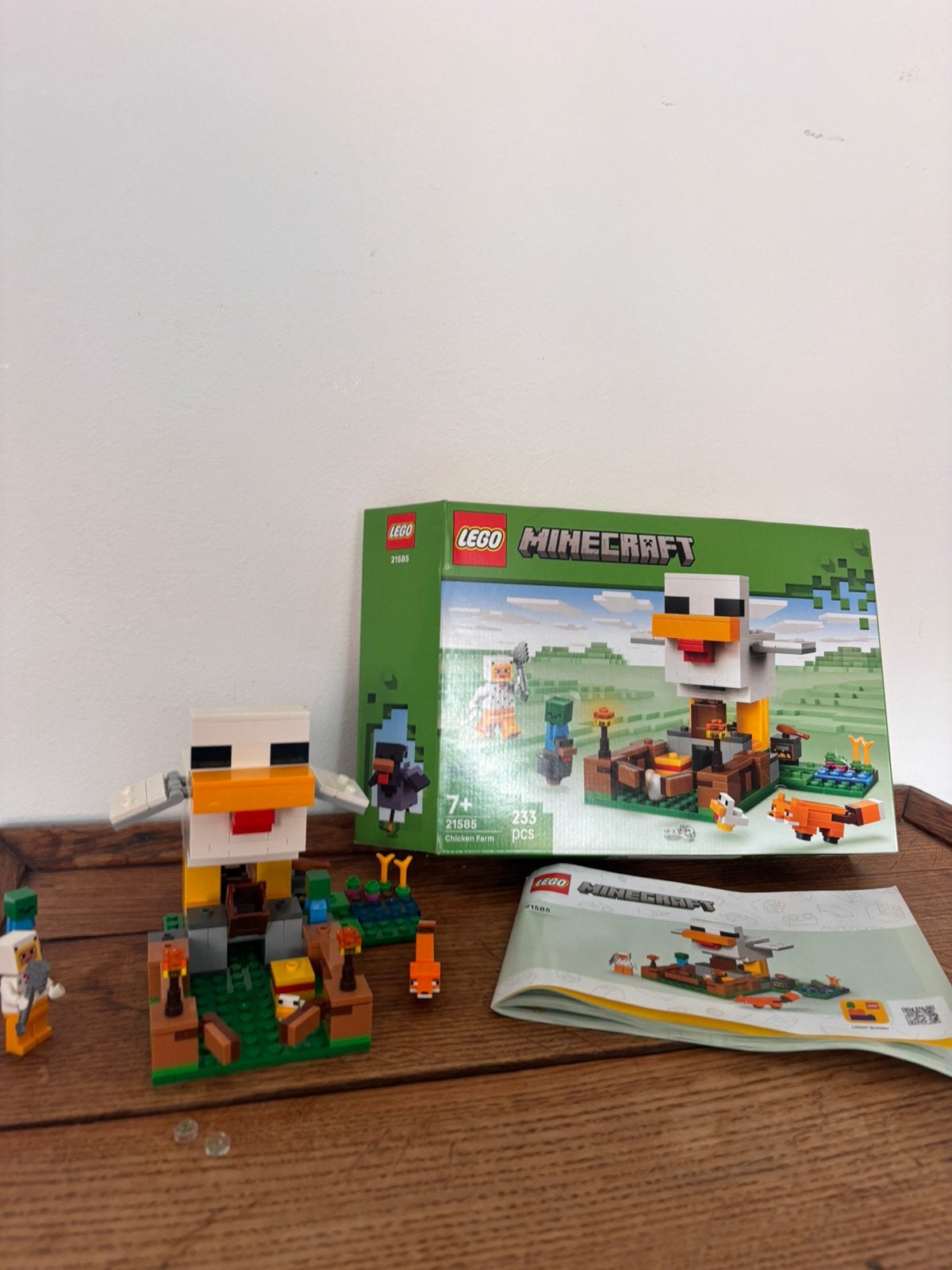 LEGO Minecraft Chicken Farm 21285, Minecraft, Lego, Ophalen of Verzenden, Zo goed als nieuw