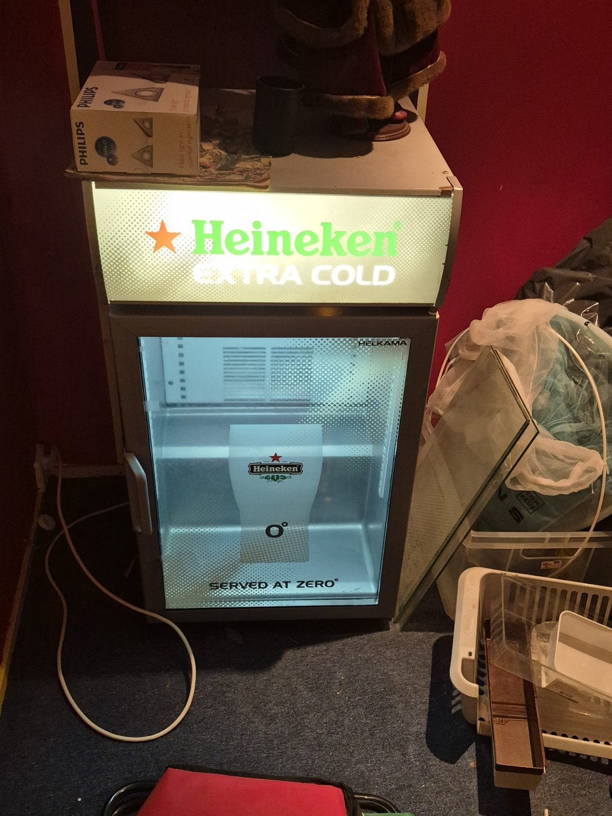 Heineken Extra Cold Koelkast - Perfect voor Drankjes, Minder dan 45 cm, Minder dan 75 liter, Ophalen, 85 tot 120 cm