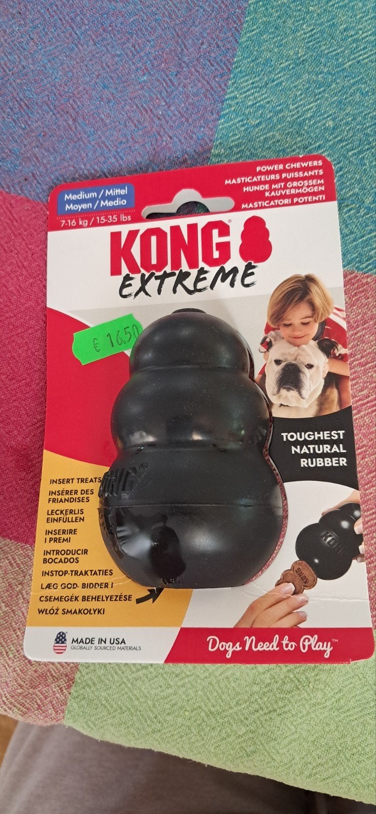 Kong Extreme maat Medium, Ophalen of Verzenden, Zo goed als nieuw, Hondenspeelgoed