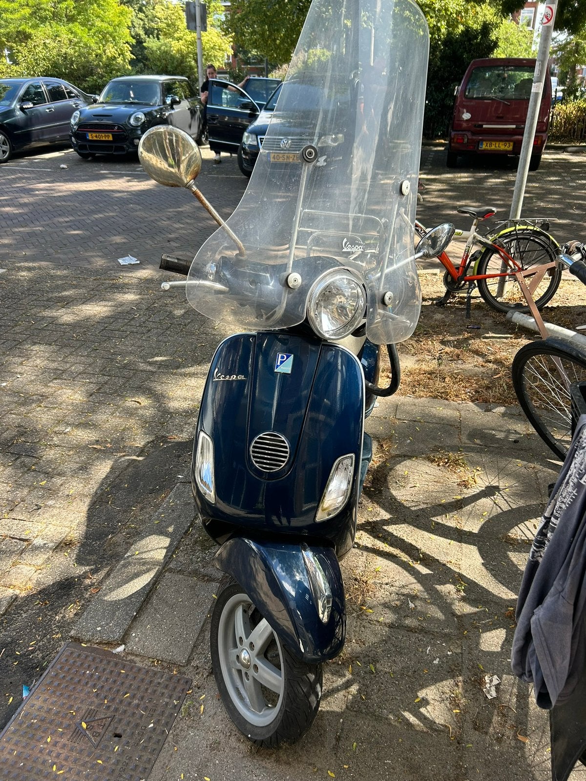 Blauwe Vespa LX 50, Ophalen, Gebruikt, Benzine, Vespa LX