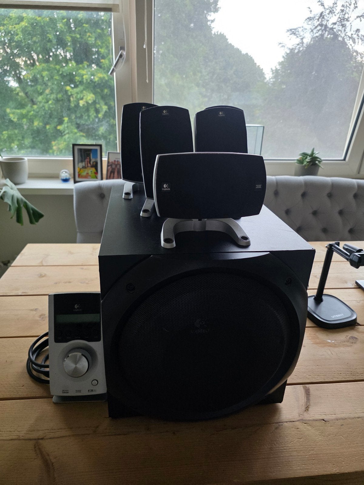 Logitech Z-5500 Digital THX 5.1 Surround, Gebruikt, 70 watt of meer, 5.1-systeem, Overige spelers
