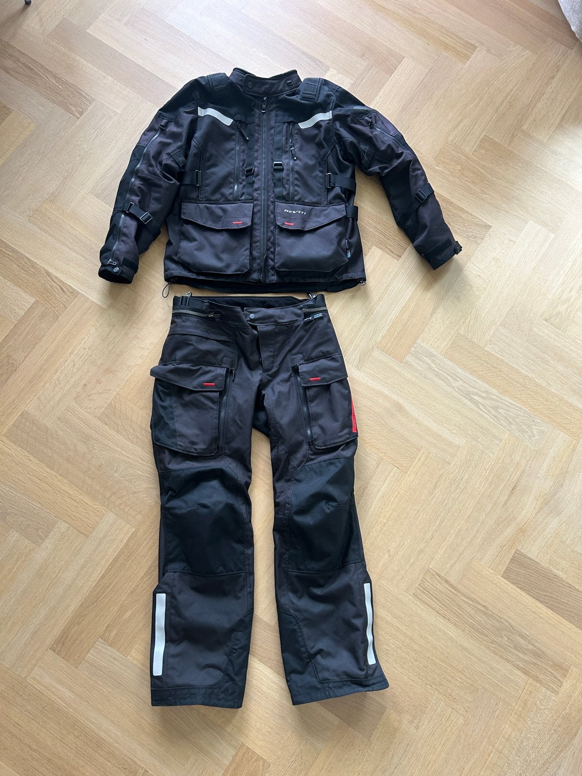 Rev'it! Motorpak Sand 3 (Jas en Broek) met uitneembare lagen, Motoren, Kleding | Motorkleding, Ophalen, Tweedehands, Heren, Combipak