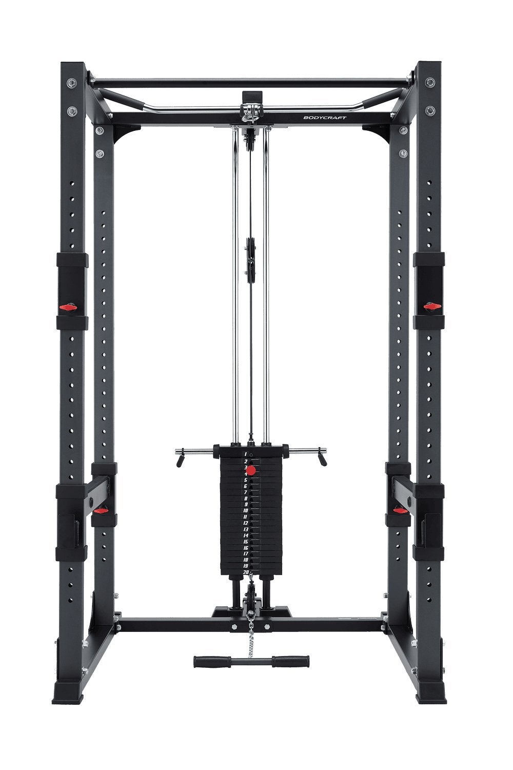 Bodycraft Power Rack met Lat Pulldown en Gewichten, Ophalen, Gebruikt, Armen, Overige typen