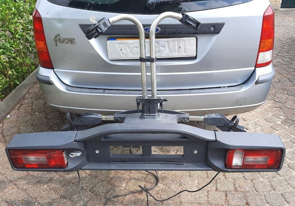 Twinny Load Kantelbare fietsendrager  Electrische Fietsen, Auto diversen, Fietsendragers, Zo goed als nieuw, Trekhaakdrager, 2 fietsen