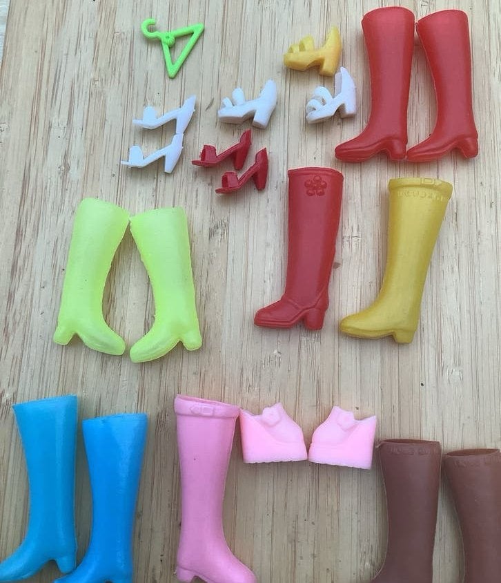 Mary Quant  barbie vintage laarsjes, schoentjes, tasjes., Ophalen of Verzenden, Gebruikt