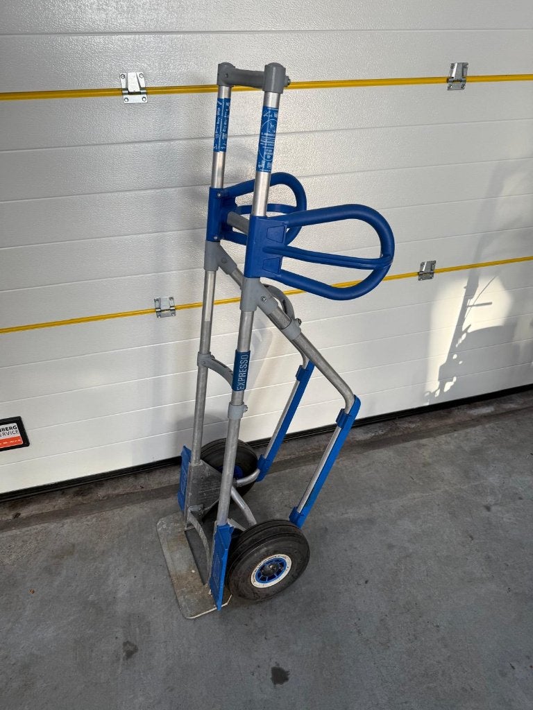 Zgan Expresso aluminium steekwagen, Doe-het-zelf en Verbouw, Transportwagens, 60 tot 80 liter, Ophalen, Zo goed als nieuw, Steekwagen