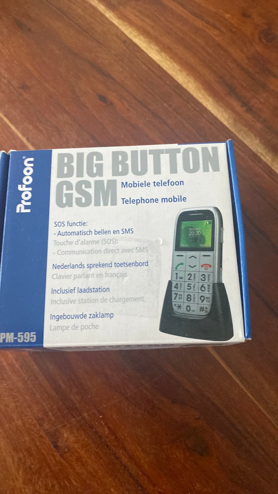 Mobiele telefoon voor ouderen of slechtzienden, Ophalen of Verzenden, Zo goed als nieuw, Geen camera, Zwart
