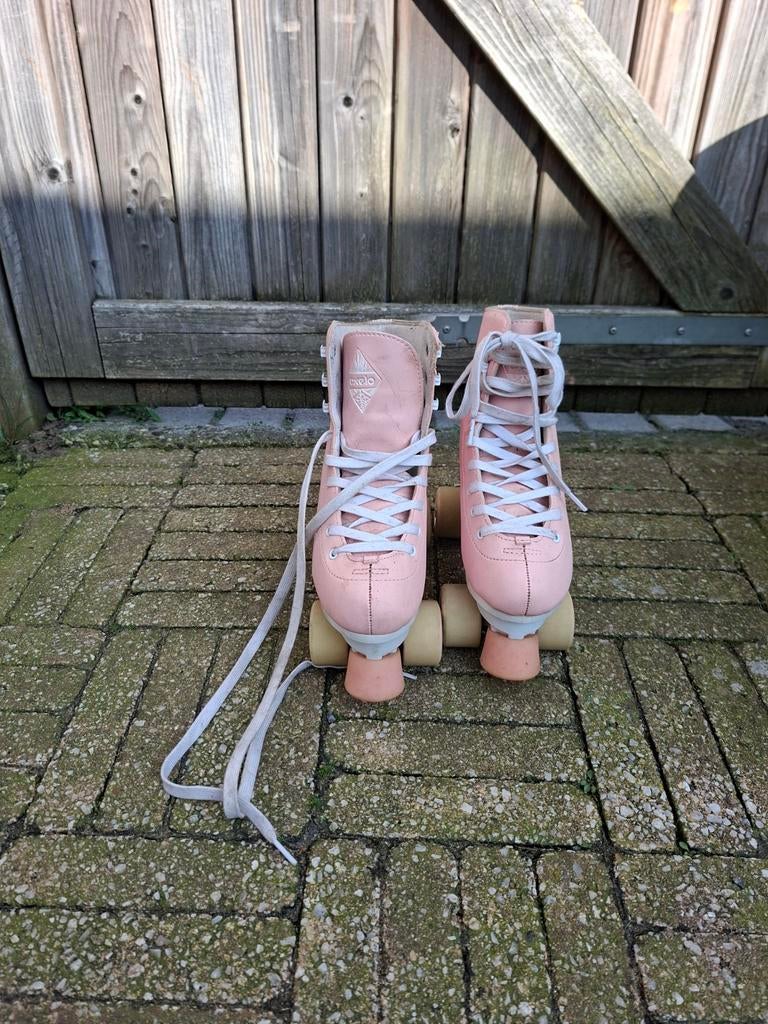 Roze rolschaatsen maat 36 - Decathlon RS Quad 100, Ophalen of Verzenden, Gebruikt, Kinderen