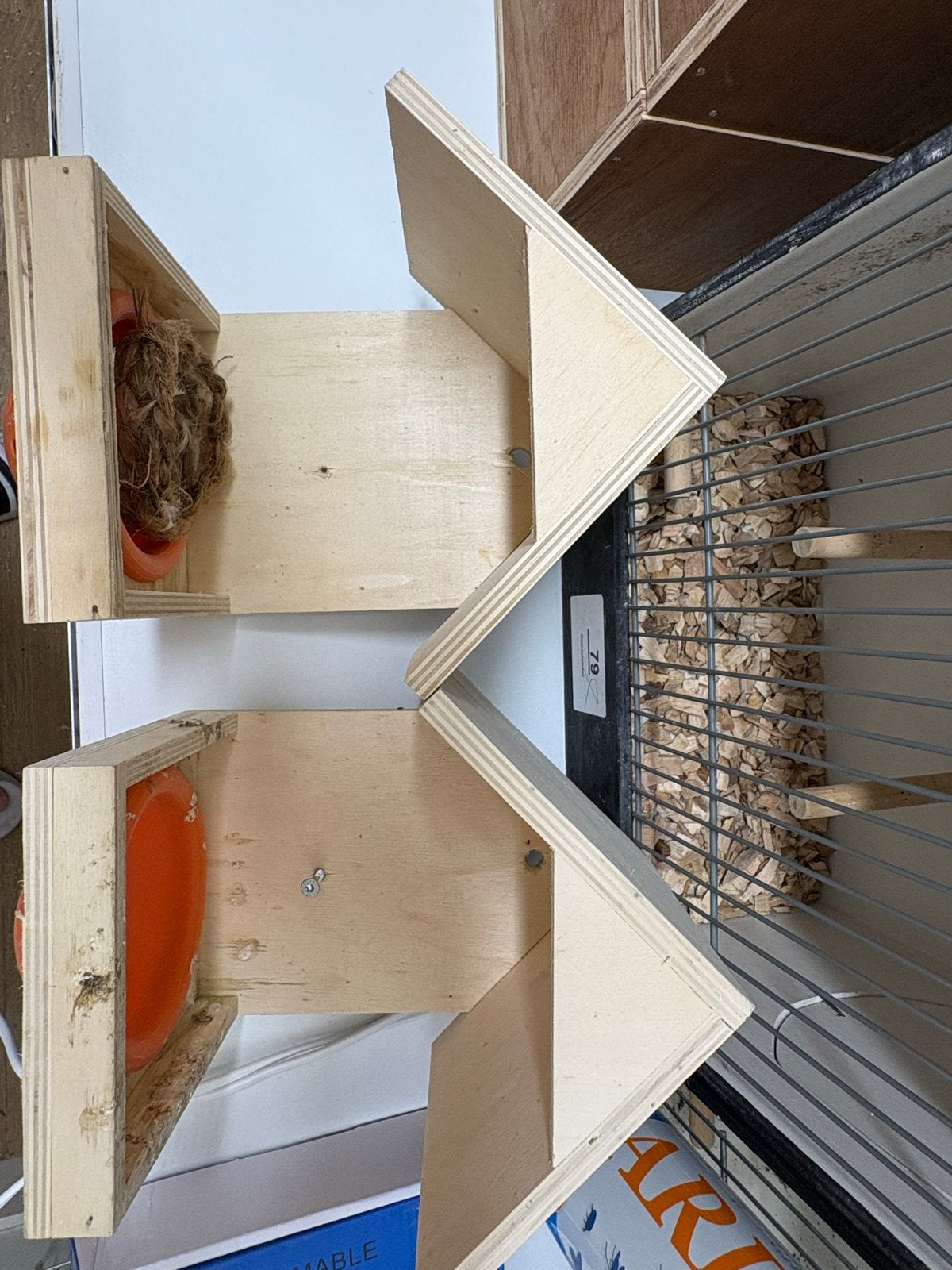 Duiven broedkapellen 2x, Ophalen, Hout, Broedkooi of Kweekkooi