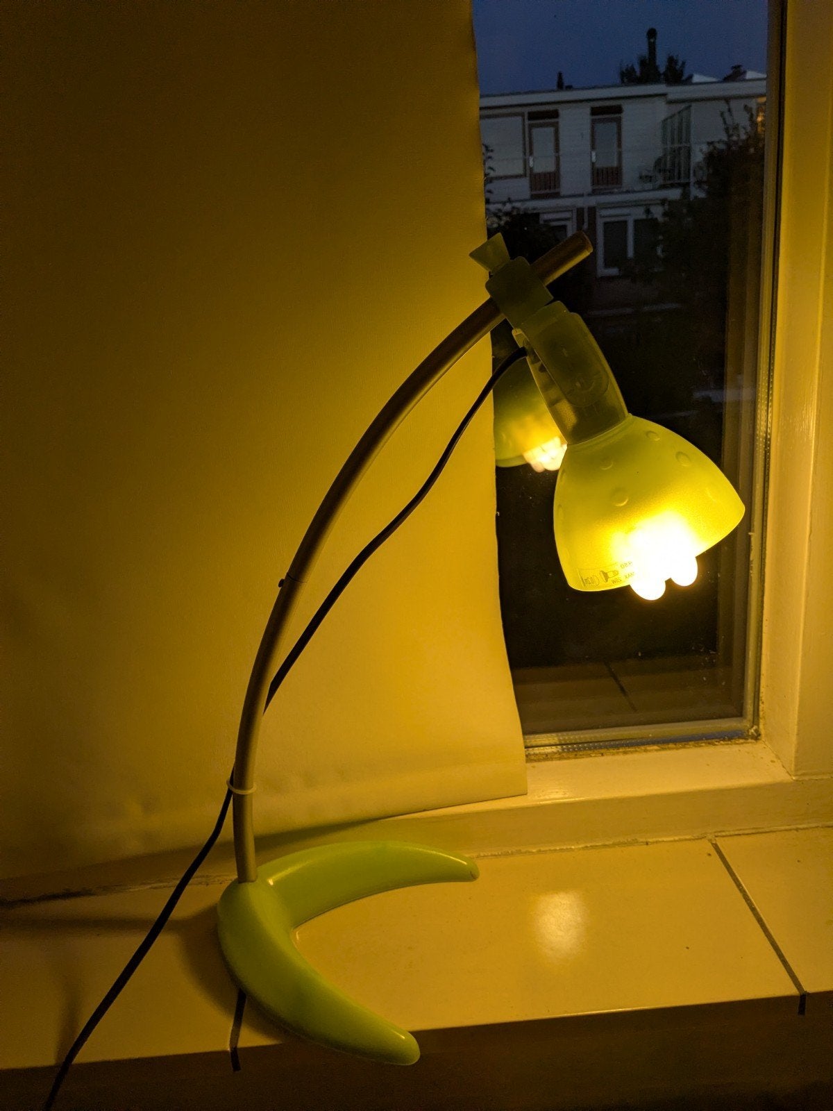 Vintage Ikea Mörker bureaulamp - Groen, verstelbaar, Antiek en Kunst, Ophalen