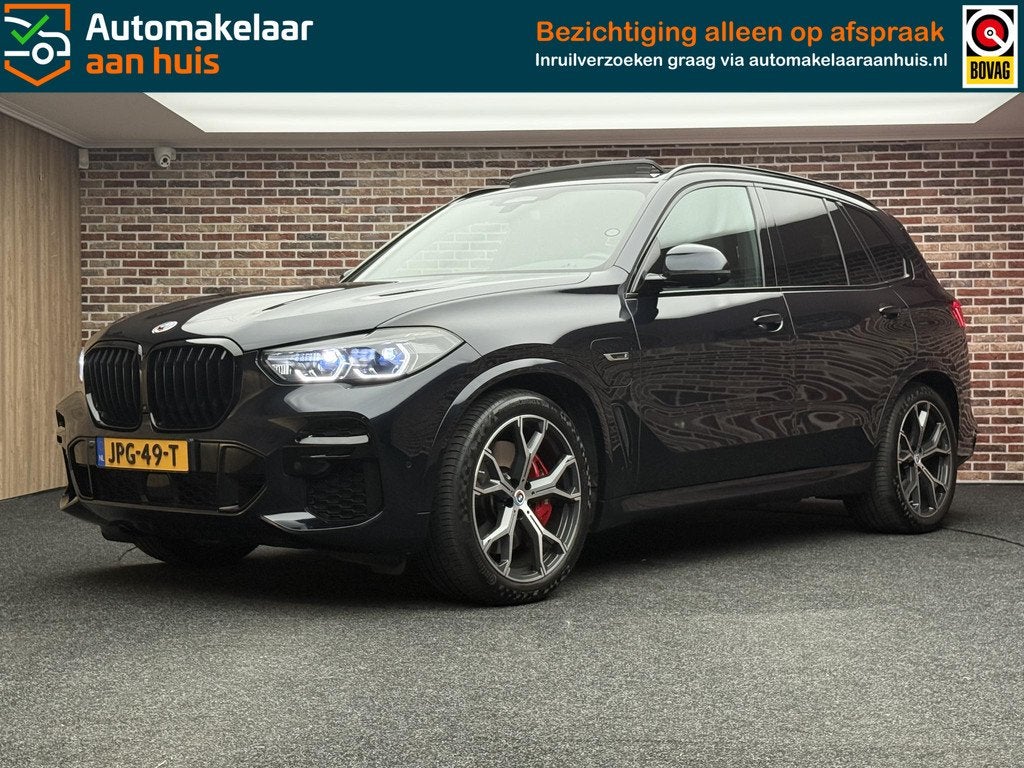 BMW X5 xDrive45e High Executive | M-Sport | Panorama | Trekh, Auto's, BMW, Gebruikt, 394 pk, Blauw, Plug-in hybride