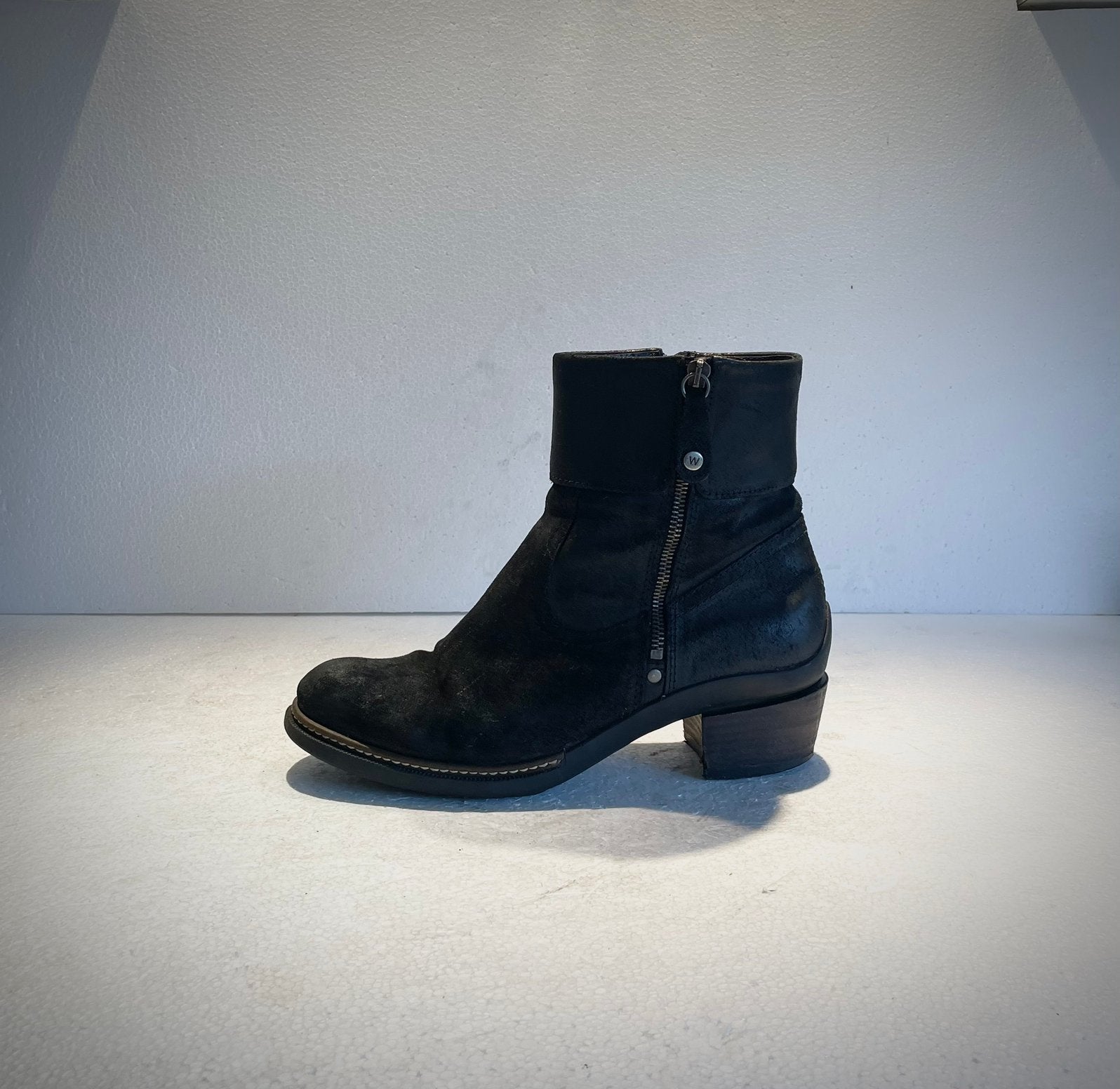 Wolky Comfort enkel laarzen zwart leer 40, Kleding | Dames, Ophalen of Verzenden, Zwart, Lage of Enkellaarzen