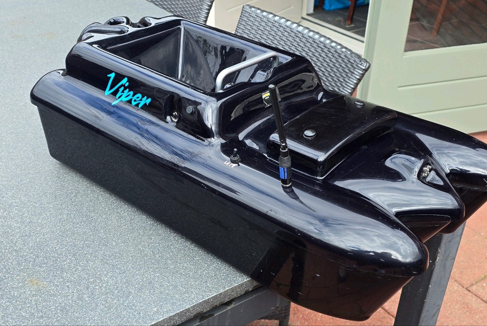 Viper Voerboot met Toslon TF500, Futaba zender + accessoire, Ophalen of Verzenden, Gebruikt, Overige merken
